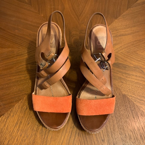 Dolce Vita Suede and Leather platform wedges. Sz 8 - Picture 6 of 6